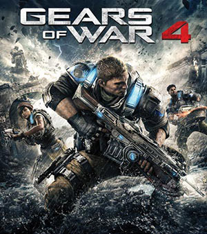 Gears of War 4 video game box