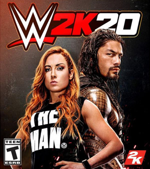 WWE 2k 20 video game box