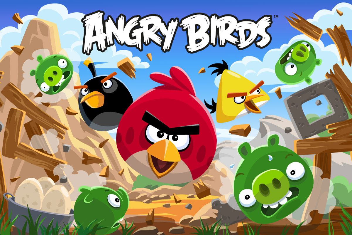 Artwork from Angry Birds video game