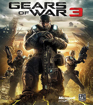 Gears of War 3 video game box