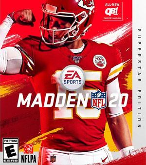 Madden 20 video game box