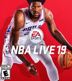 NBA Live 19 video game box