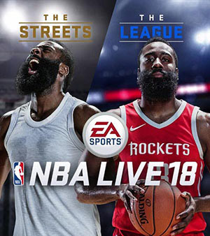 NBA Live 18 video game box