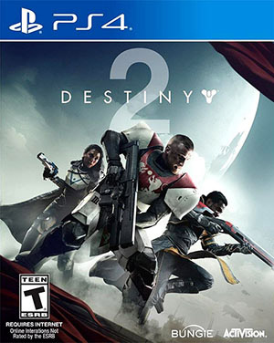 Videogame box cover artwork from Destiny