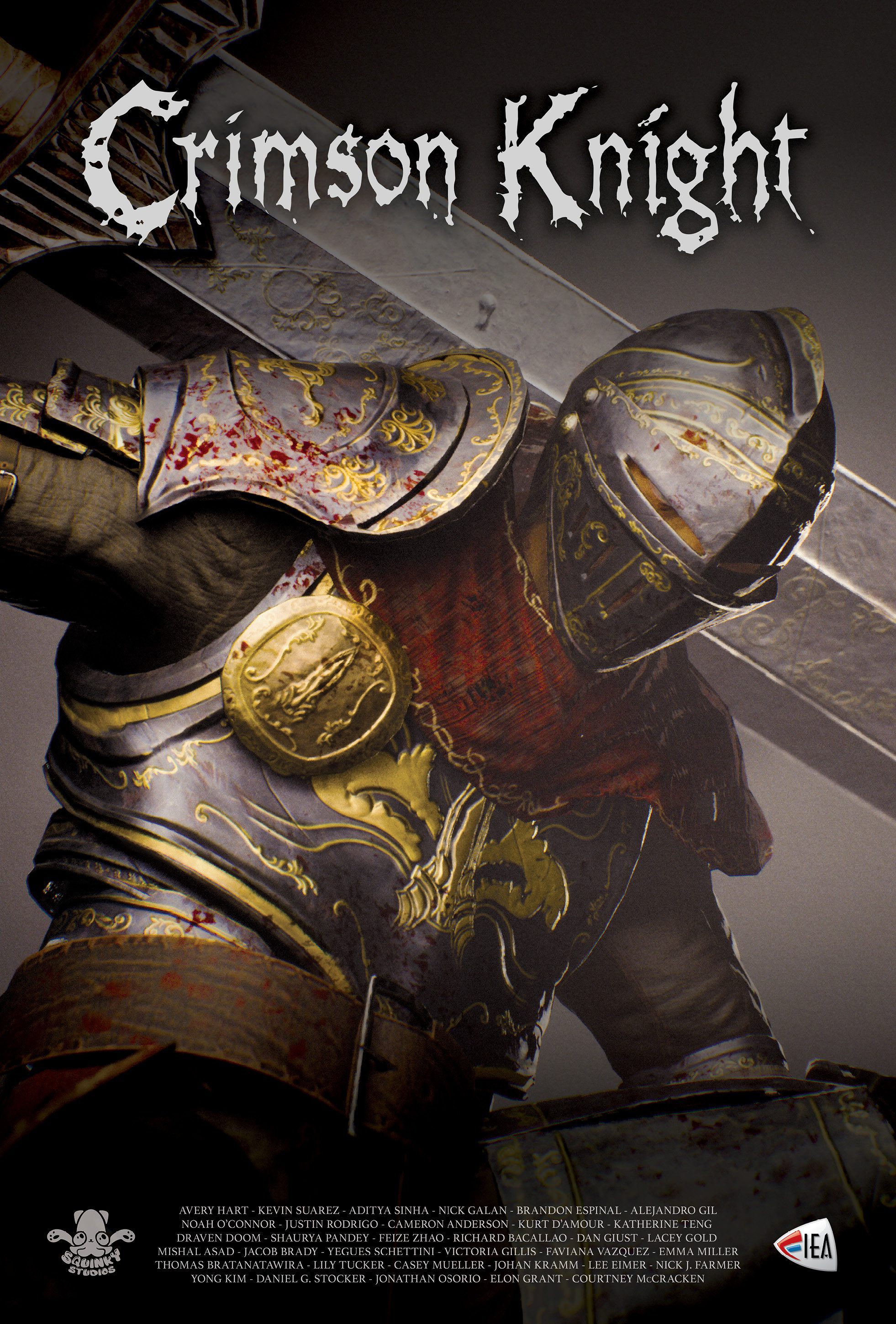 Crimson Knight Poster